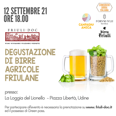 Degustazione Birre Agricole Friulane Friuli DOC